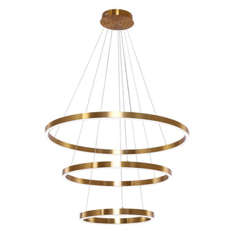 Hanglamp Neo Copper Gold | 3-Ring 40+60+80cm