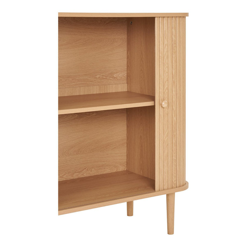 Nikko Side Board - Natural, MDF/Pine, 80x40x87 cm