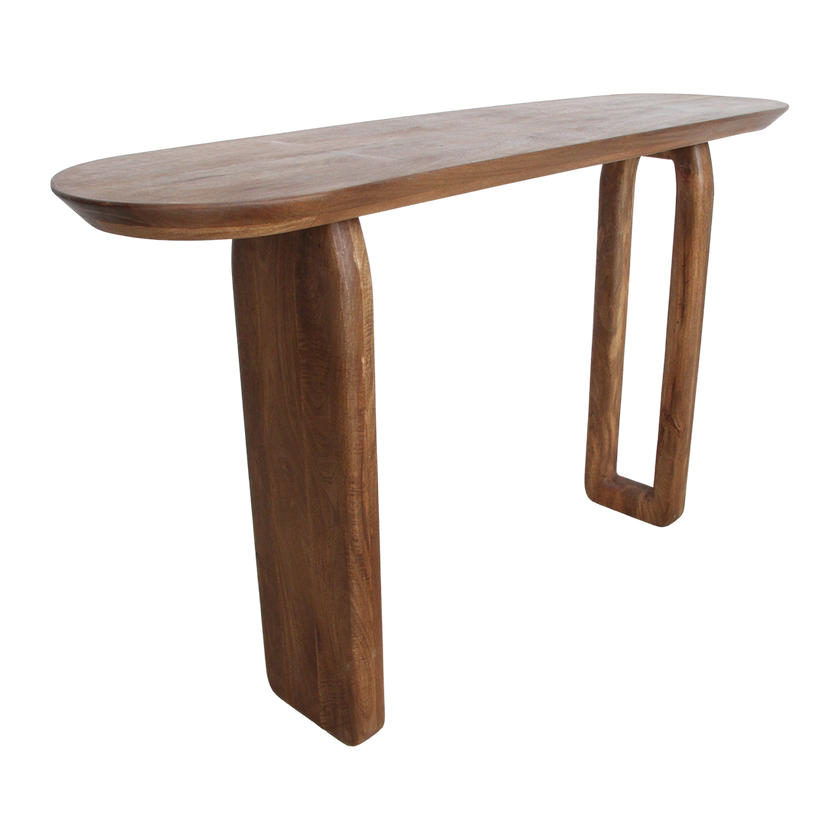 Bullnose consoletafel bruin