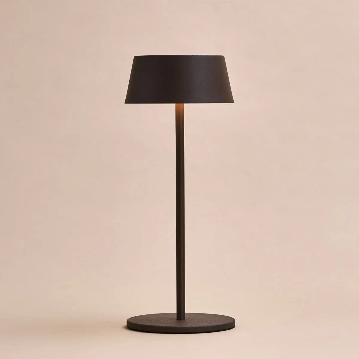 Hugo Mokka Bruin Oplaadbare Tafellamp | Stijlvol, dimbaar en draadloos