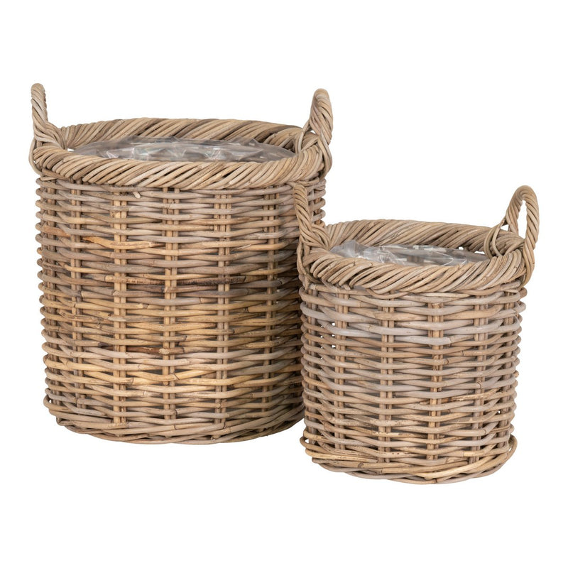 Gili-manden - natuurlijk, Kubu-rotan - set van 2