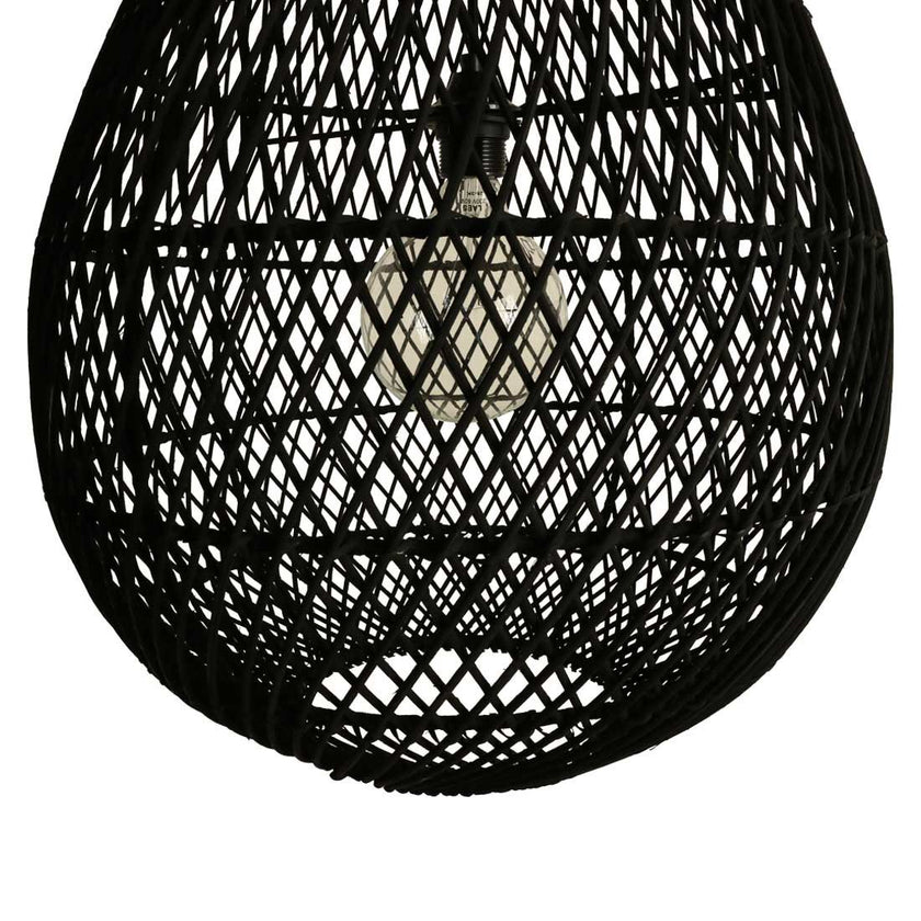 Maze hanglamp druppel zwart