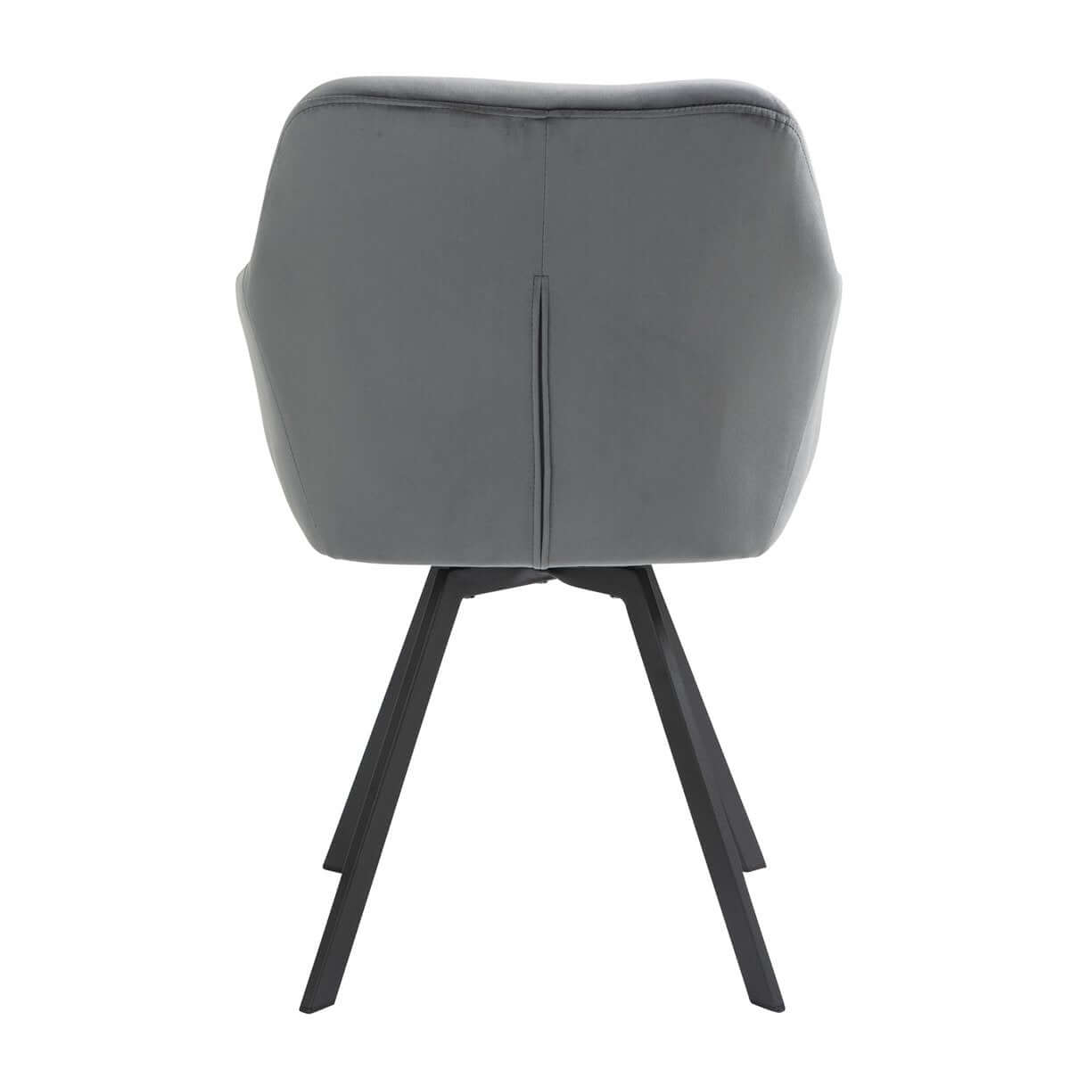 Armchair with 360° swivel function Grey - SalesFever