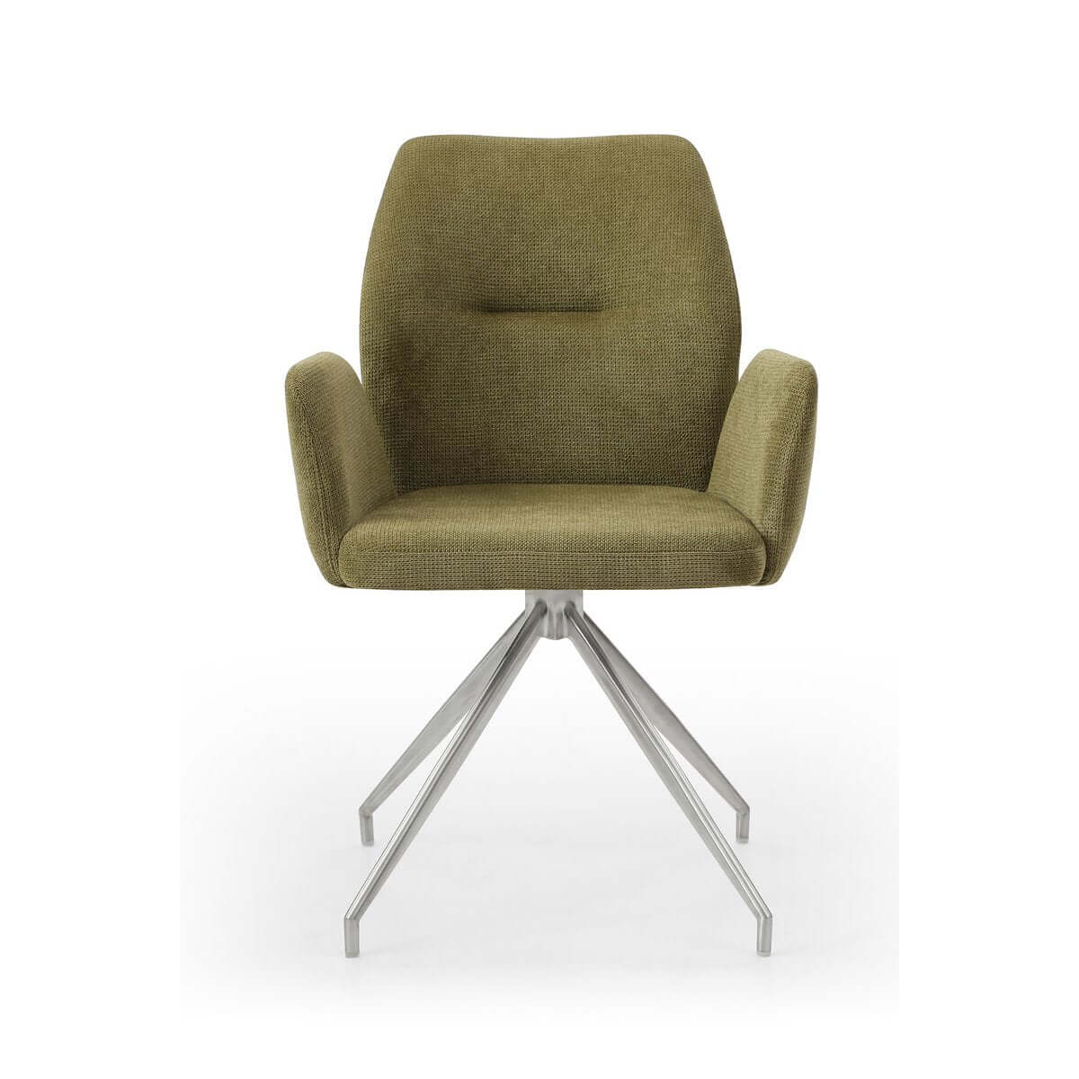 Armchair with 180° swivel function Green - SalesFever