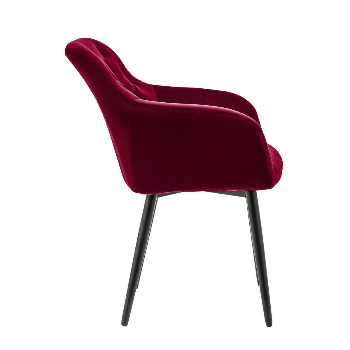 Armchair red velvet - SalesFever