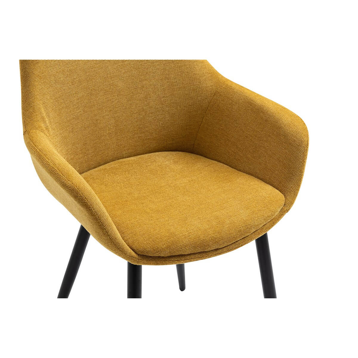 Set of 2 armchairs yellow - SalesFever