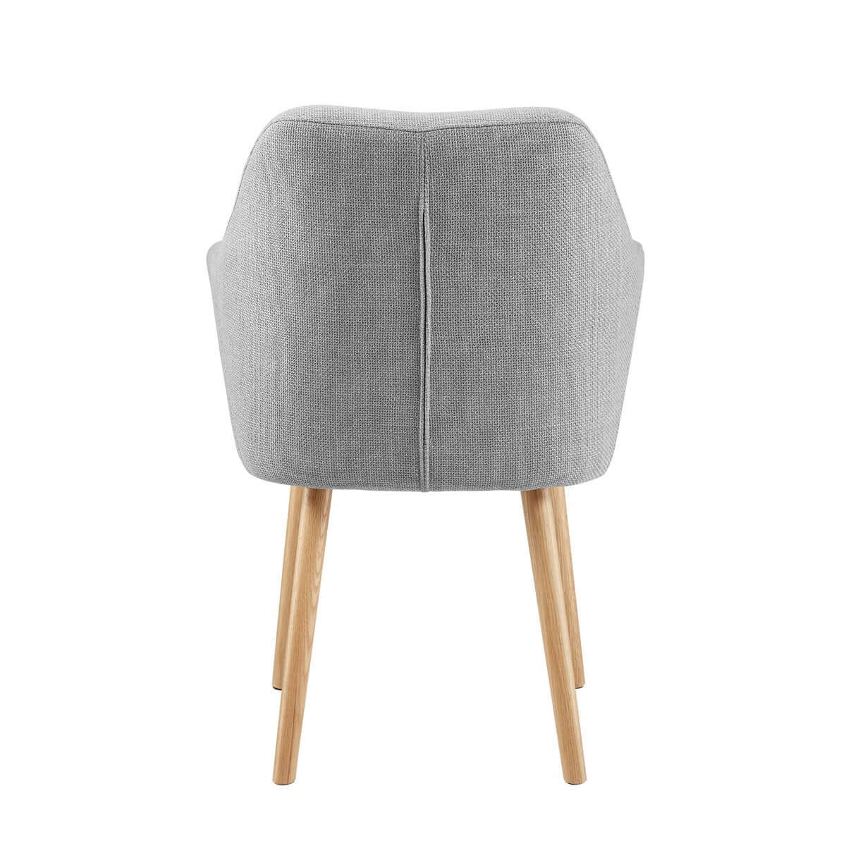 Armchair structural fabric light gray - SalesFever
