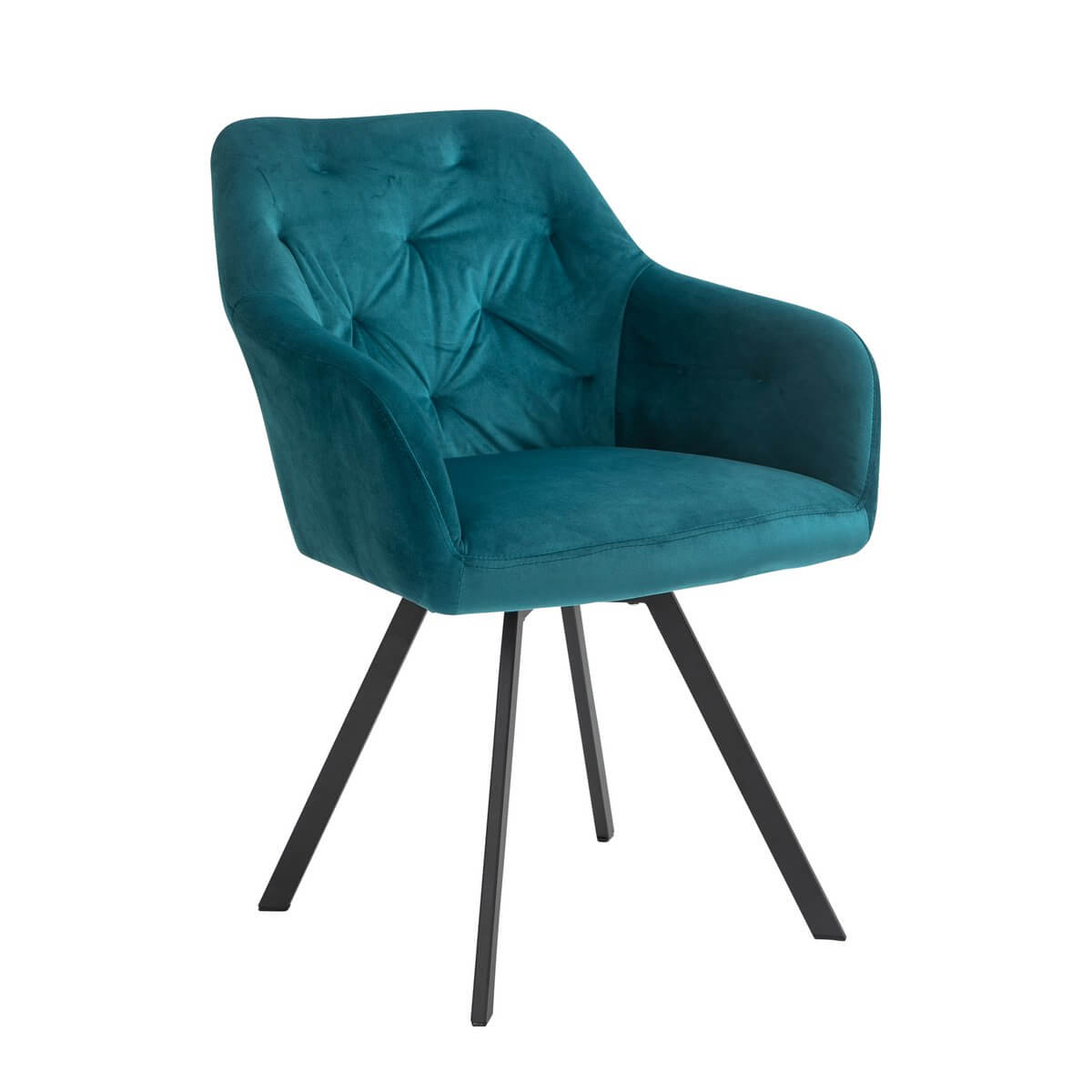 Armchair with 360° swivel function Turquoise - SalesFever