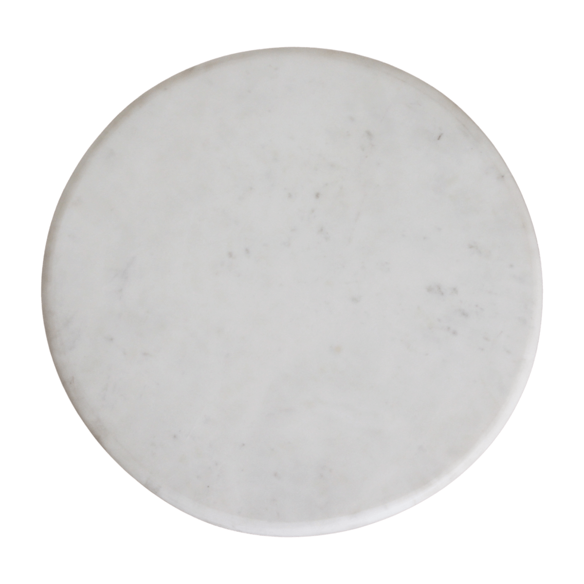 Kuching bijzettafel marmer wit - 30x30x50 cm - Raw Materials