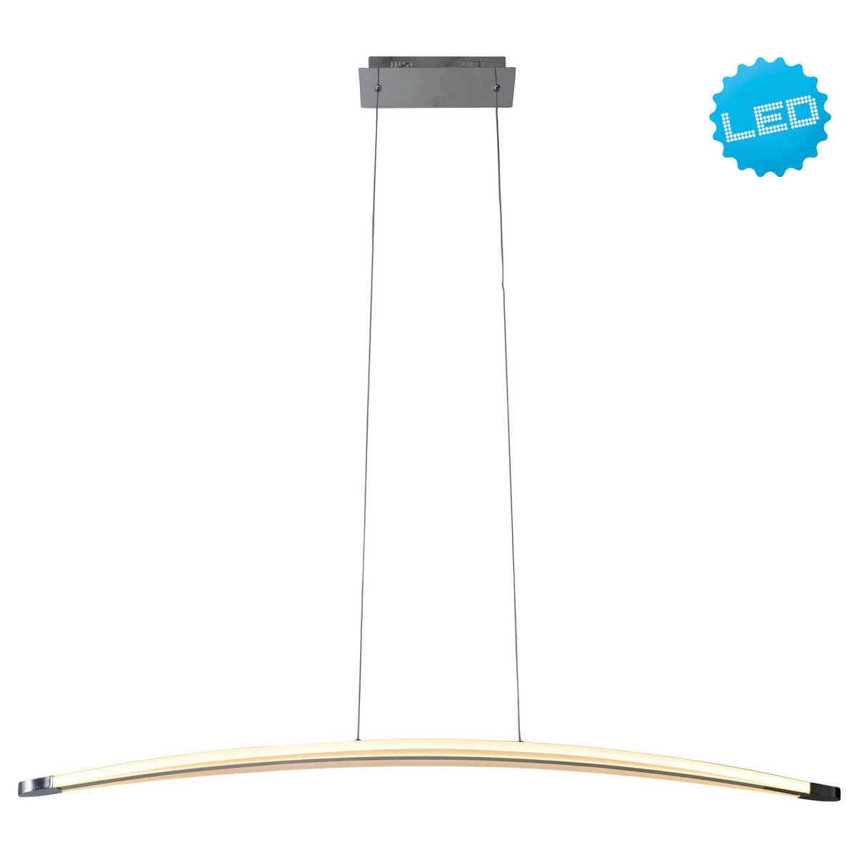 Boog LED Hanglamp Lengte 100 Cm – Minimalistisch Lichtlijn