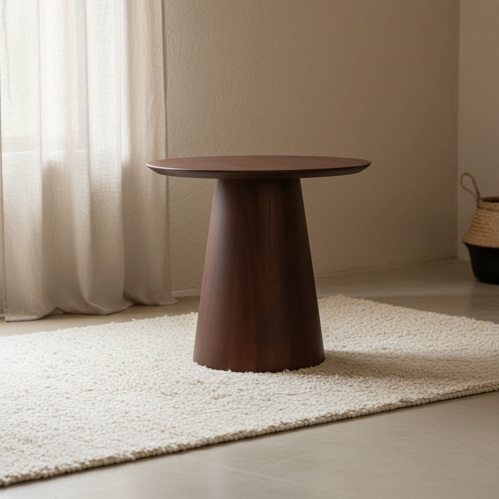 Bullnose Cone bijzettafel 50 cm - Raw Materials