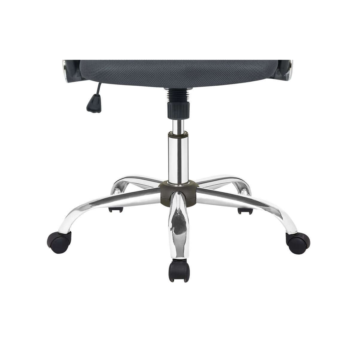 Office chair gray with mesh - SalesFever