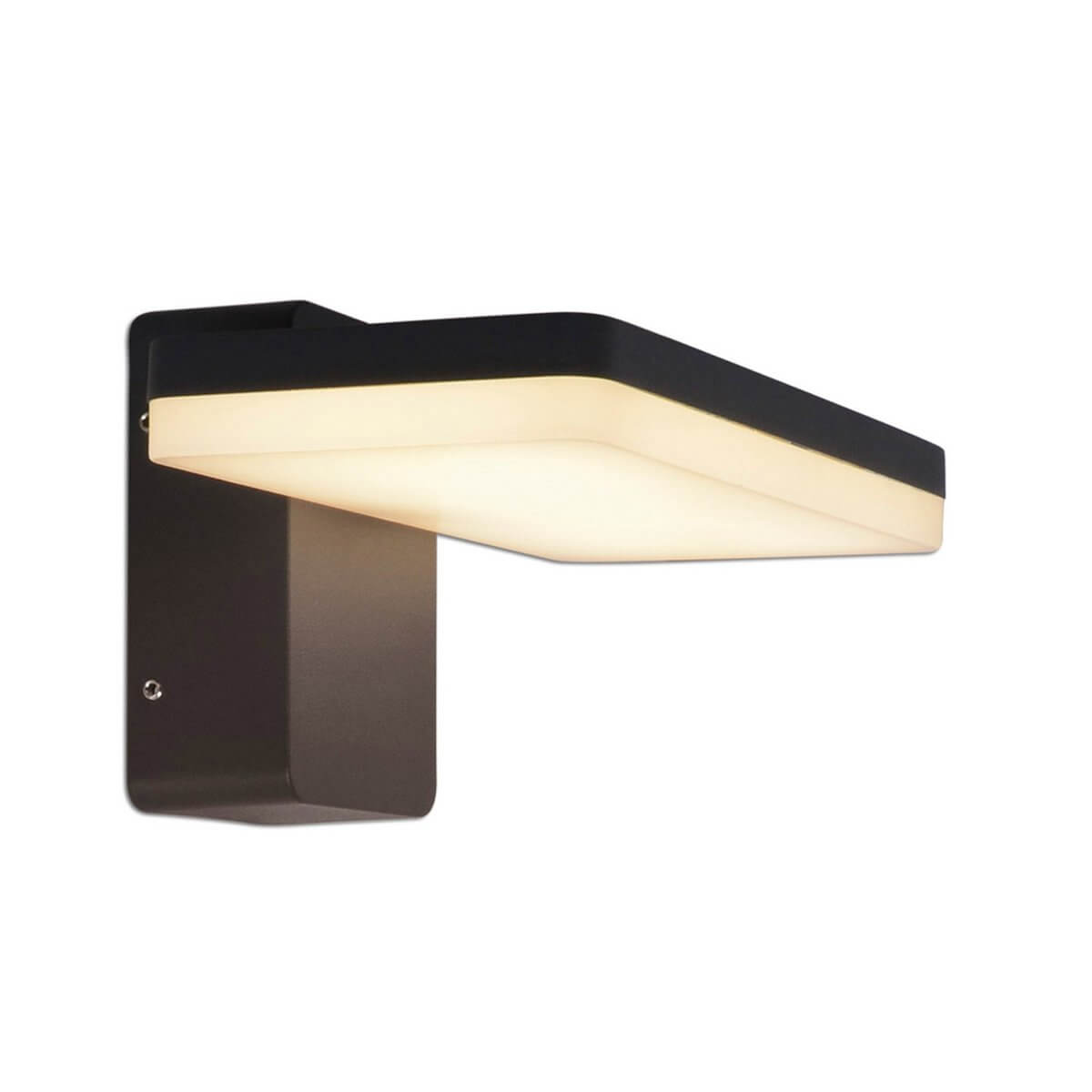 Clair led buitenmuurlamp metaal kunststof - warm wit - 21 × 14,6 × 11 cm