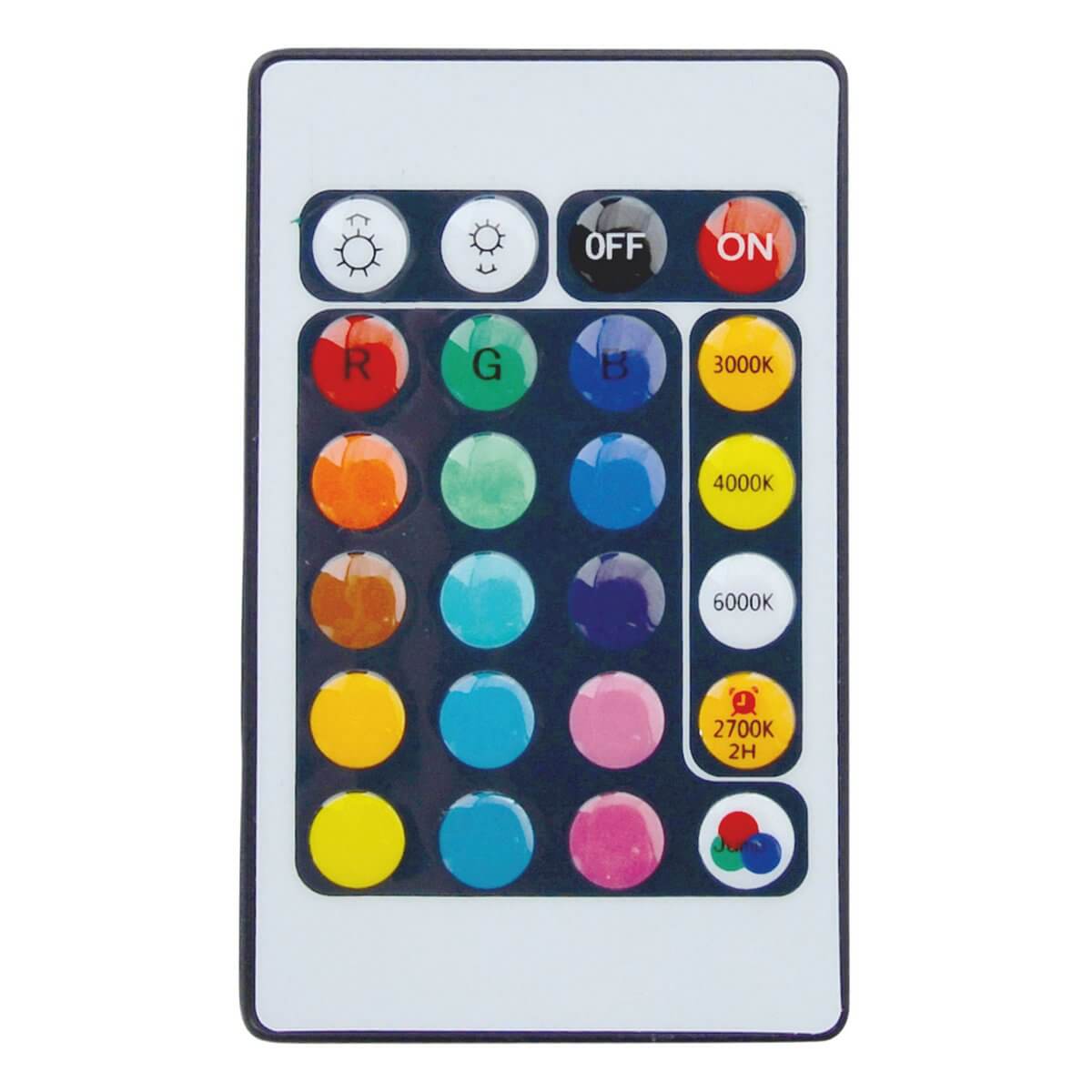 Cool led plafondlamp wit - RGB met afstandsbediening - Ø 25,5 × 8 cm