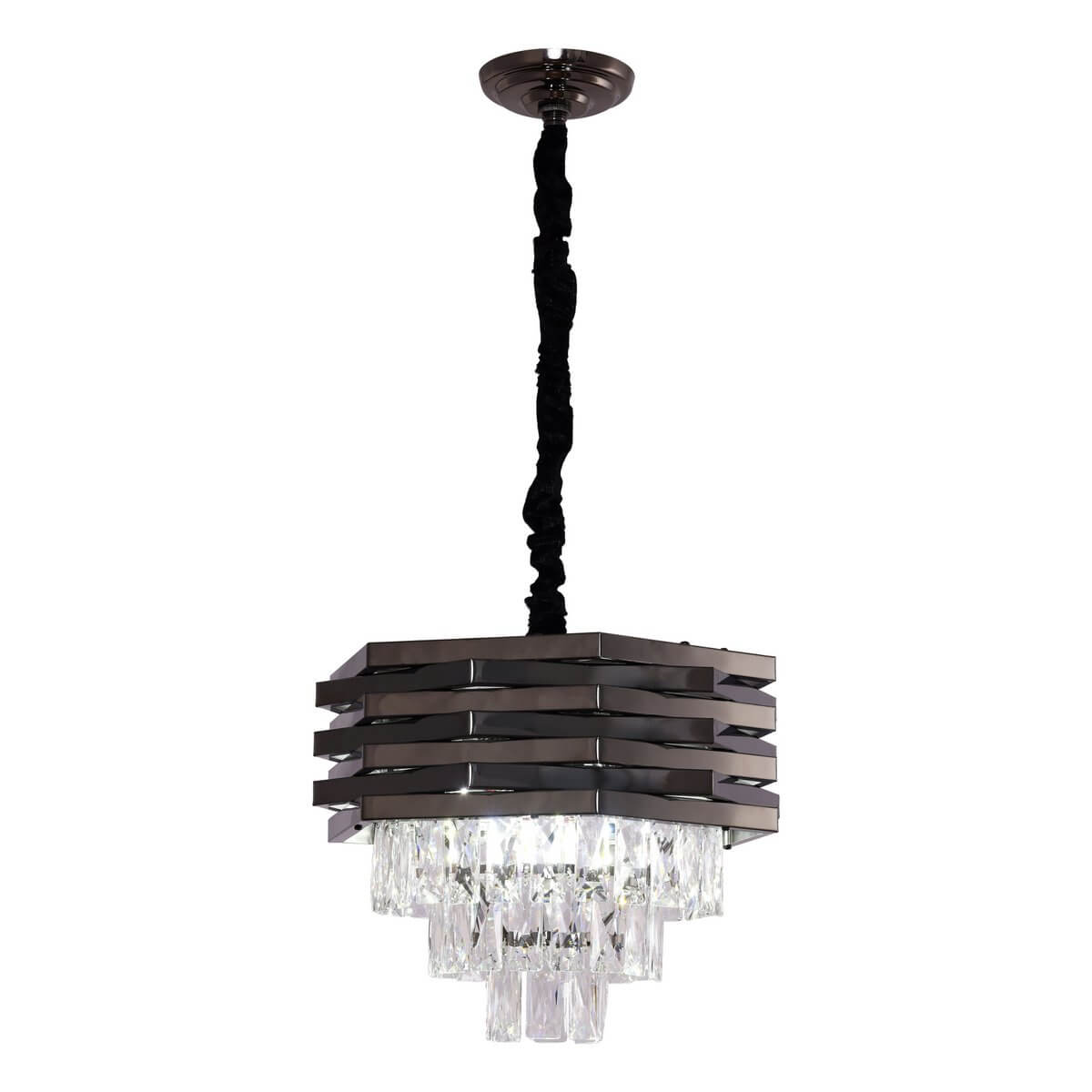 Hanglamp Crystal Black | 40cm - Luxury Living B.V.