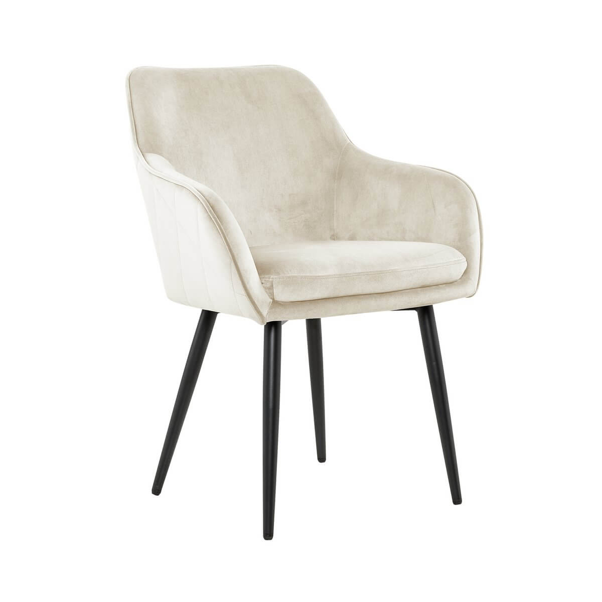 Dining chair cream velvet - SalesFever