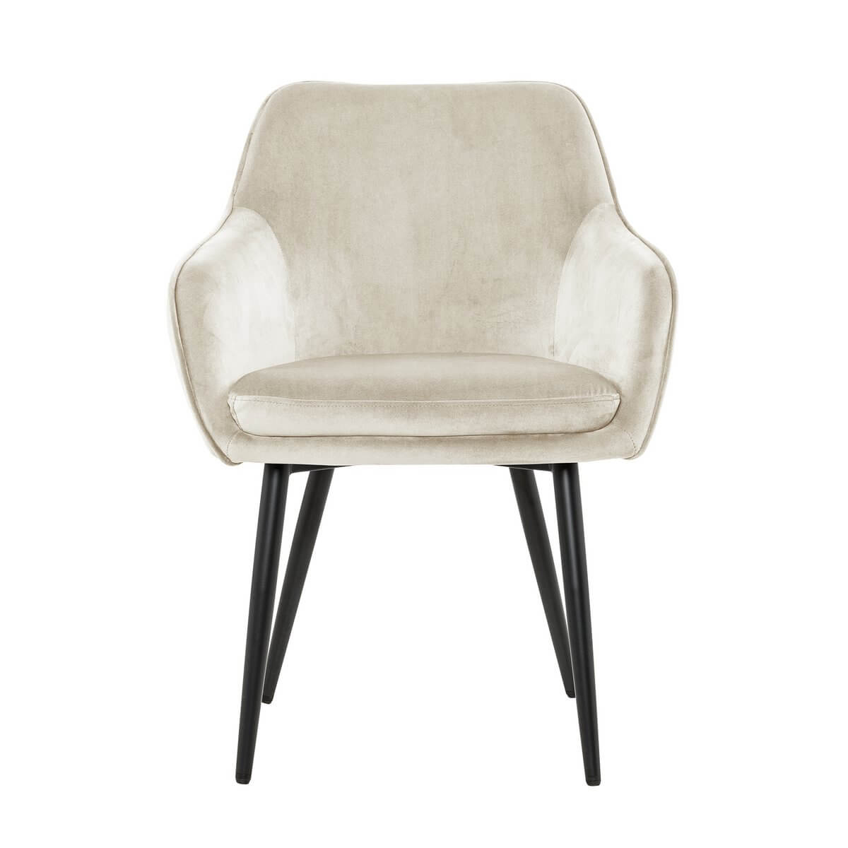 Dining chair cream velvet - SalesFever