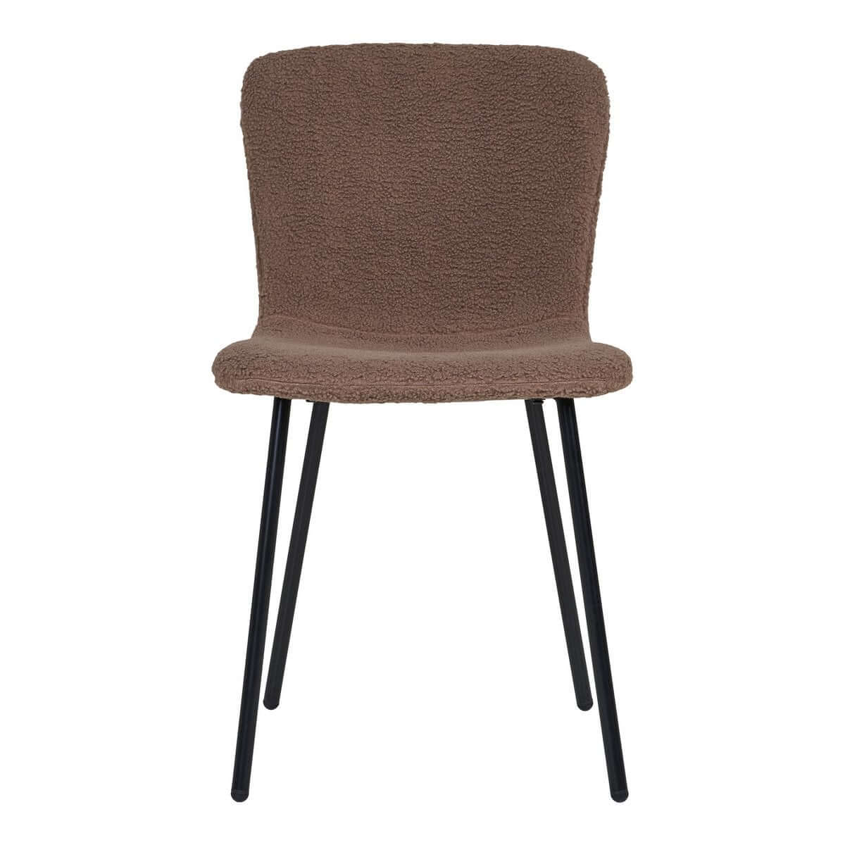 Halden Dining Chair - Dark Brown, 48x38cm - Set of 2 - House Nordic ApS