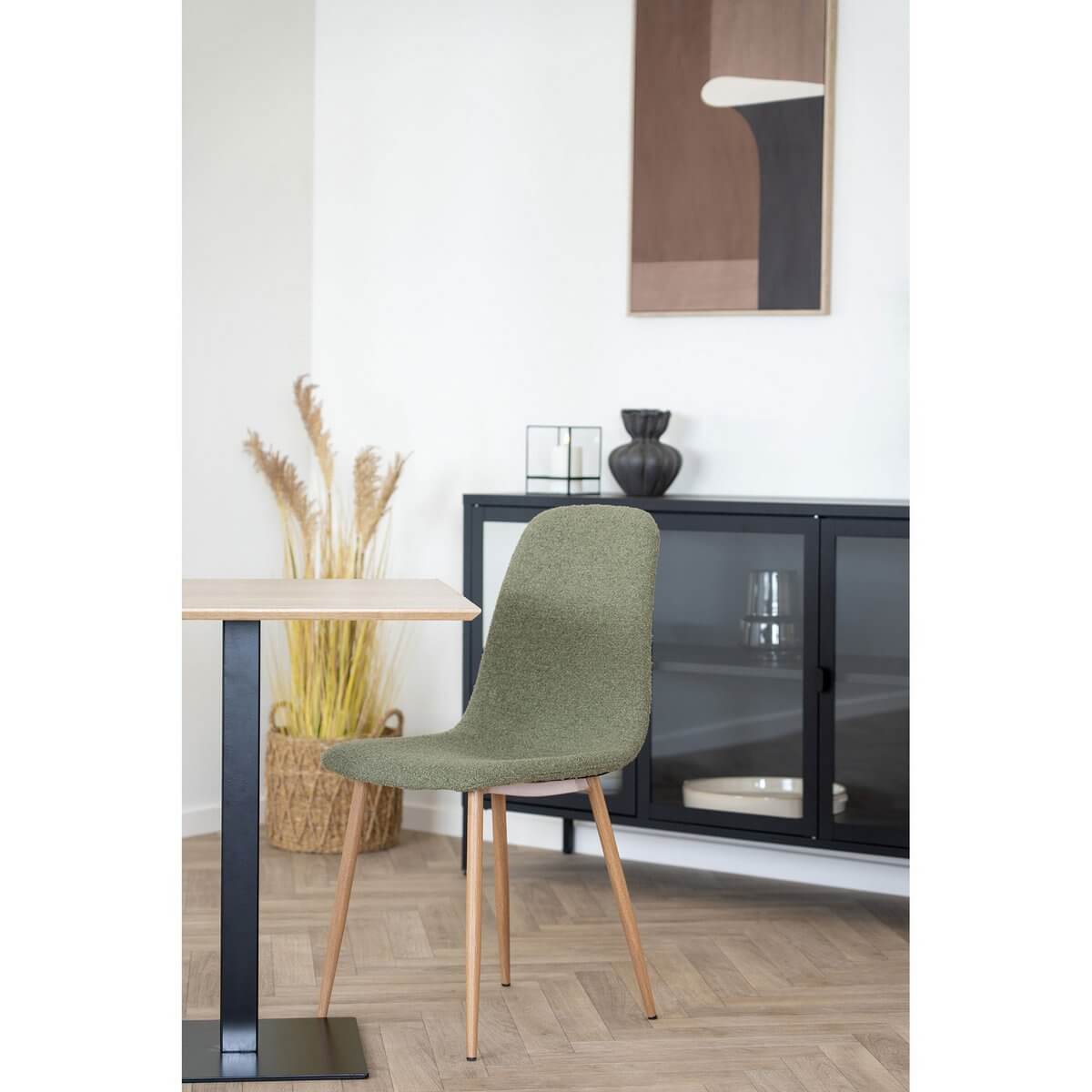 Stockholm Dining Chair - Dark Green, 47x40cm - Set of 2 - House Nordic ApS