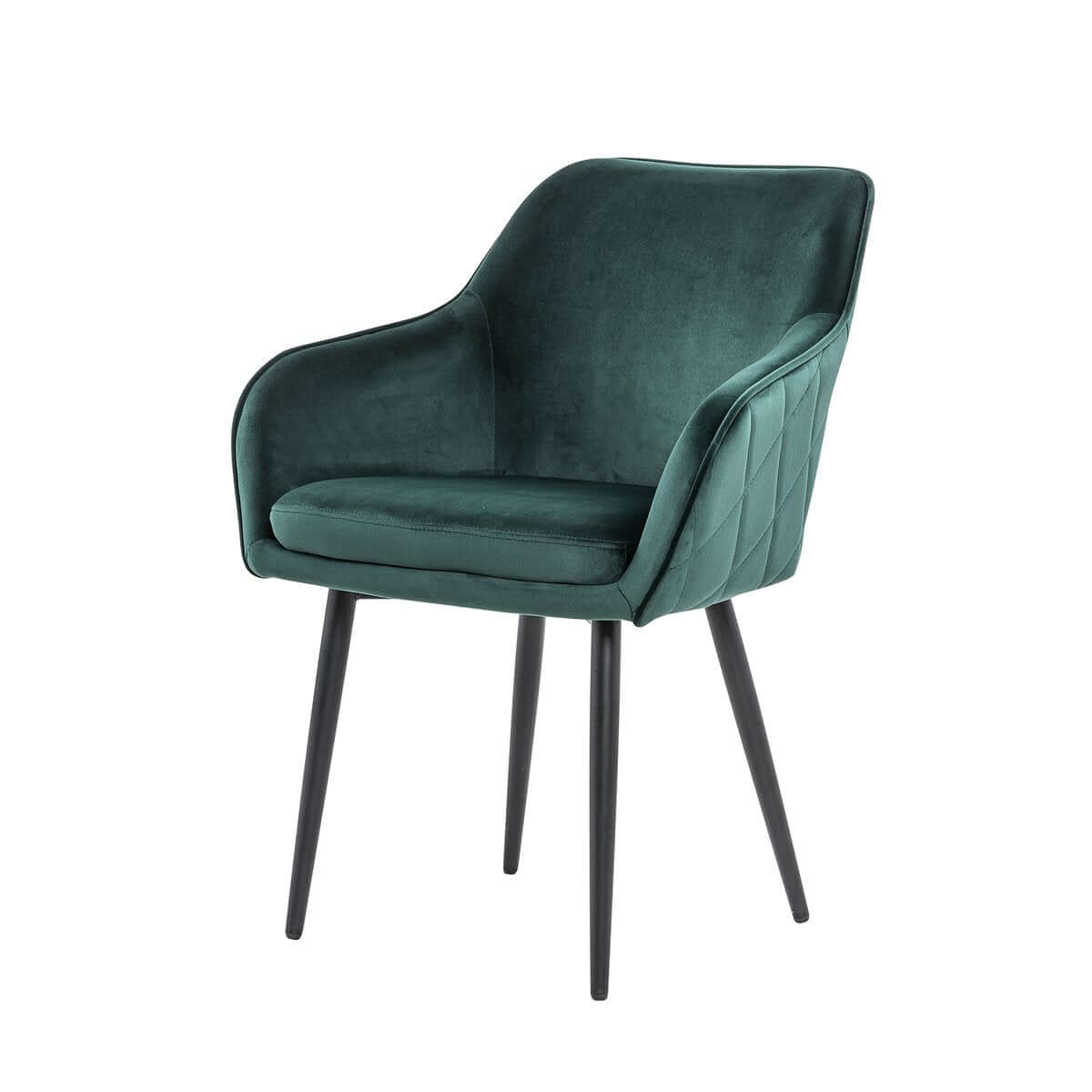 Dining chair pine green velvet - SalesFever