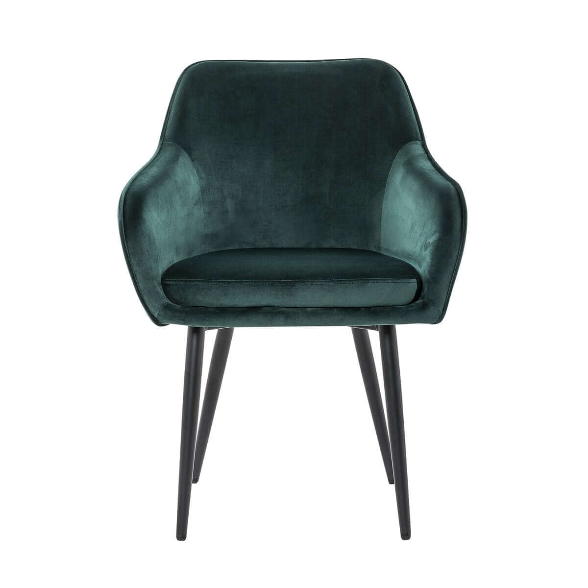 Dining chair pine green velvet - SalesFever