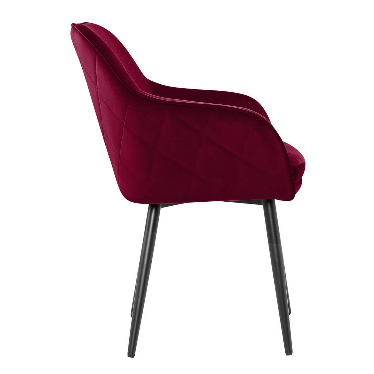 Dining chair red velvet - SalesFever