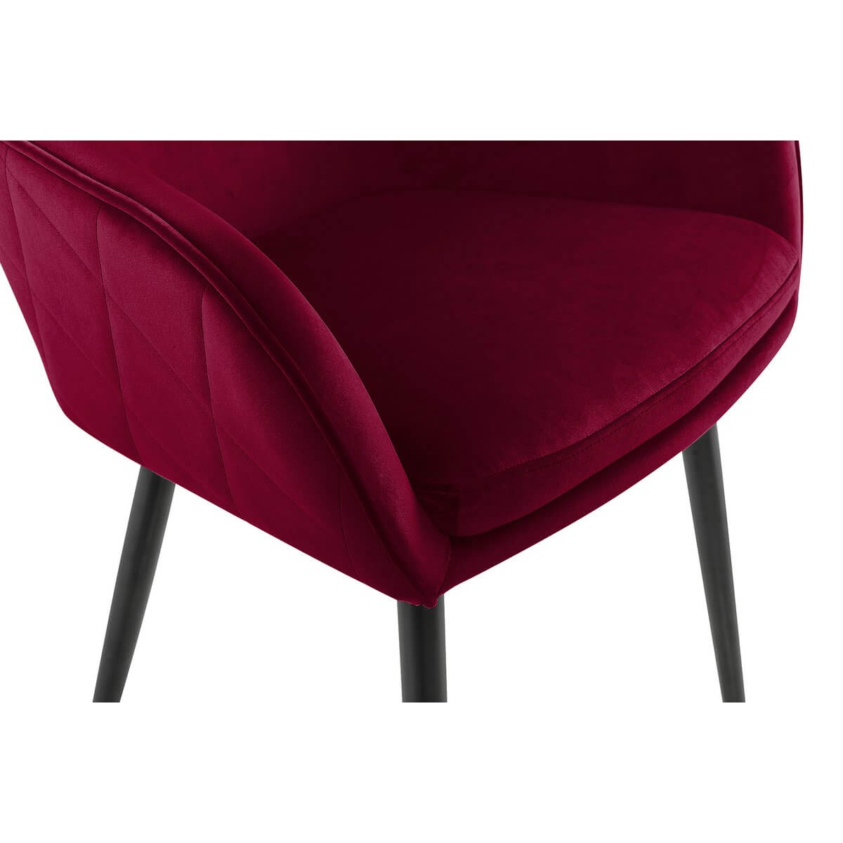 Dining chair red velvet - SalesFever