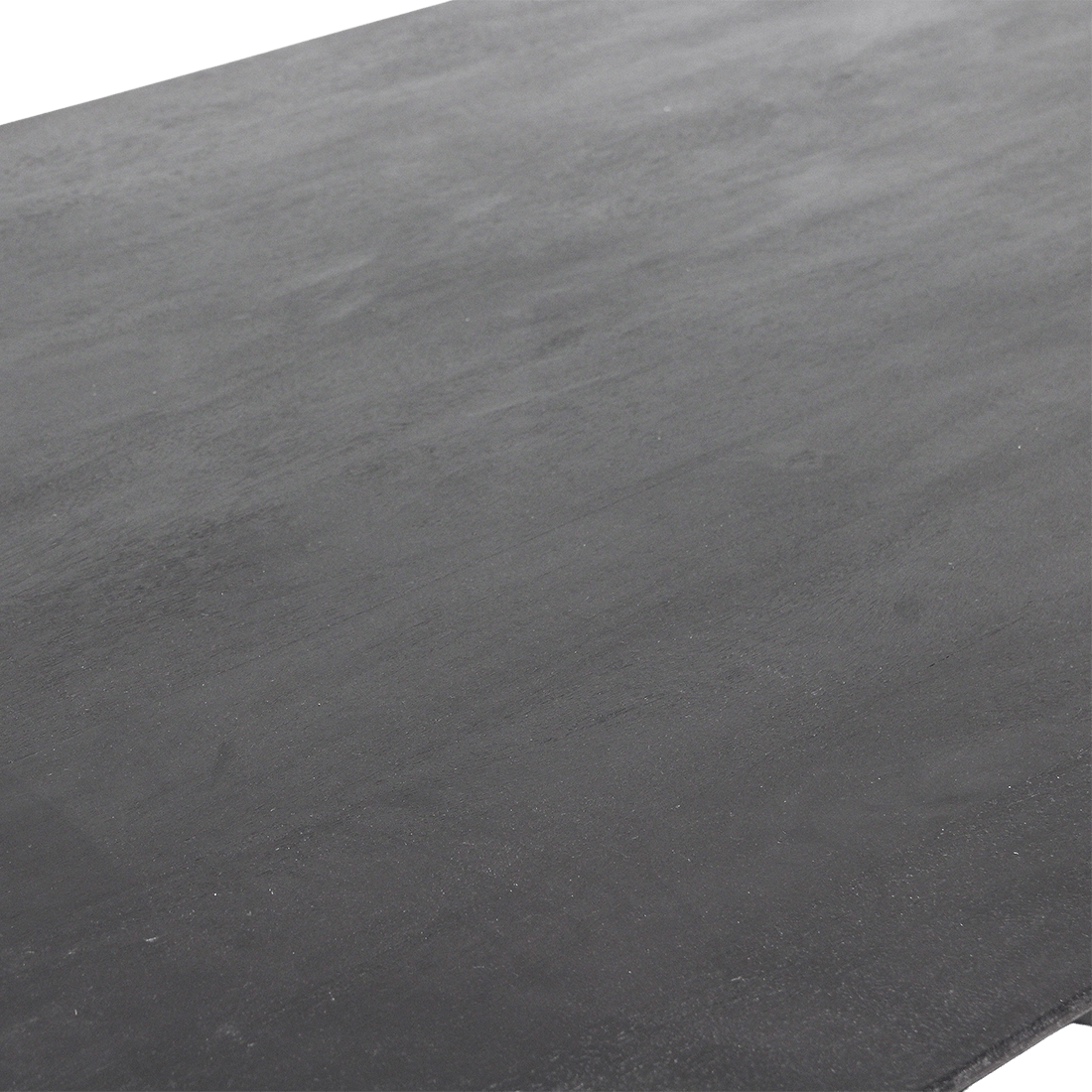 Bullnose eettafel zwart open onderstel - Raw Materials