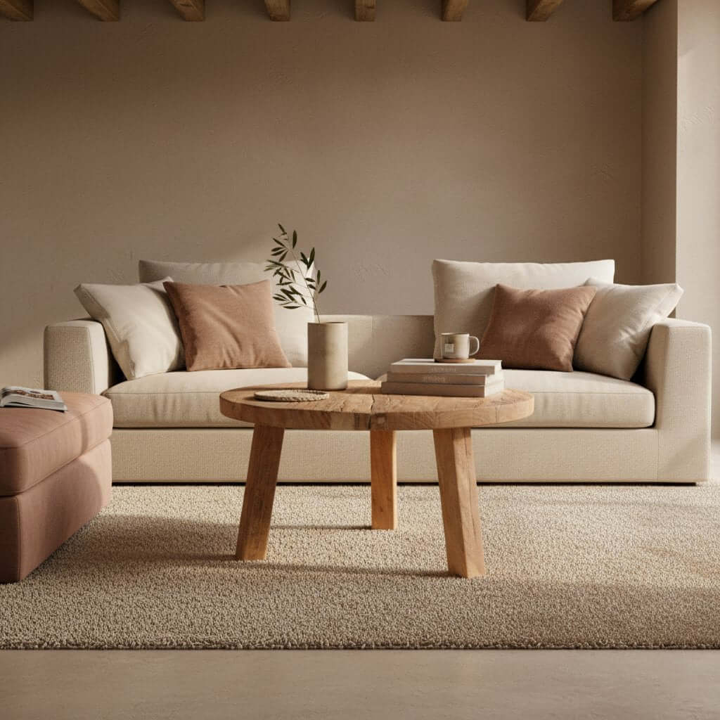 Farmwood salontafel rond - Raw Materials