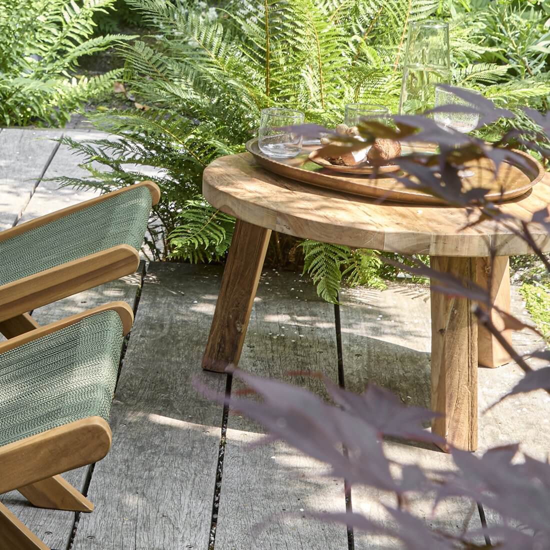 Farmwood salontafel rond - Raw Materials