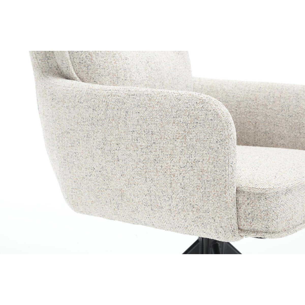 Armchair structural fabric beige - SalesFever