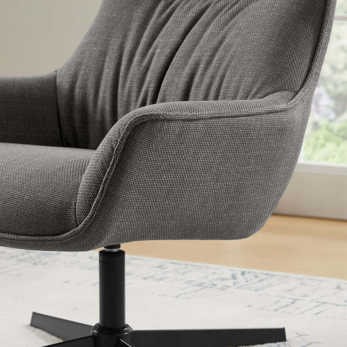 Sessel Strukturstoff Grau - SalesFever