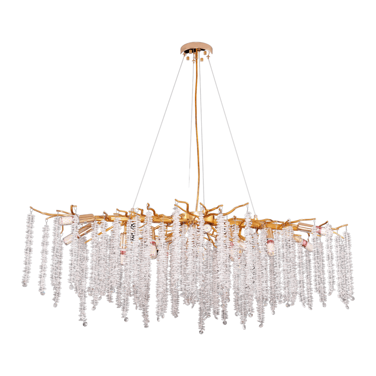 Hanglamp Frost Gold | 100x40cm - Luxury Living B.V.