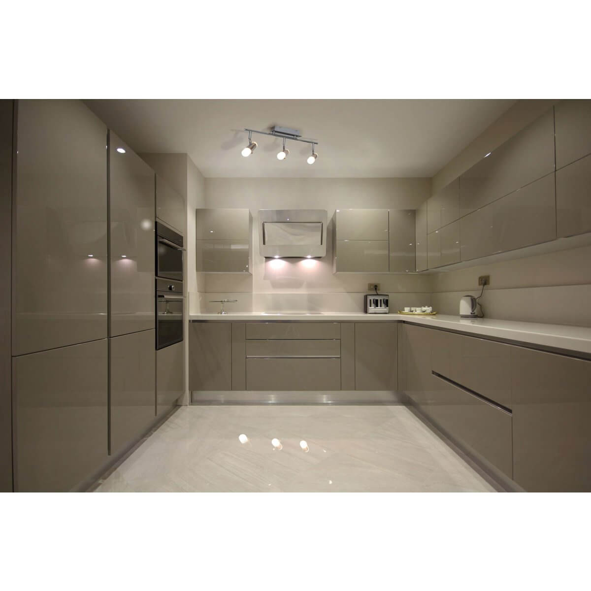 Garda LED Plafondlamp – Chroom – 46 cm