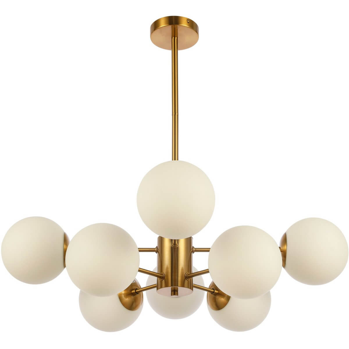 Hanging lamp Gina White Gold 8-Light - Luxury Living B.V.