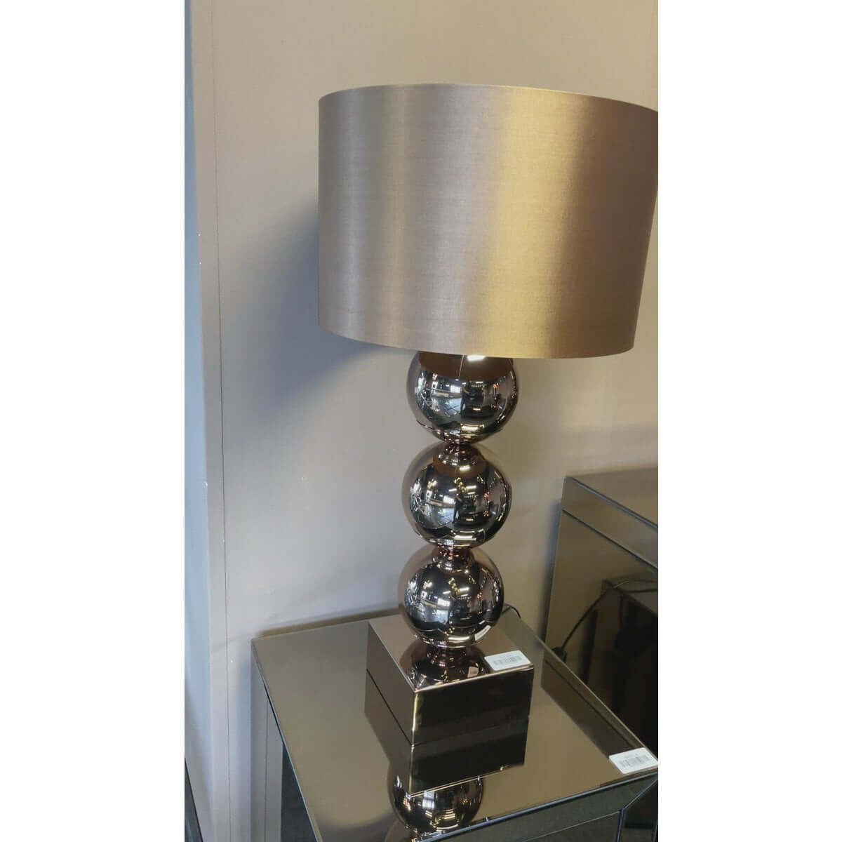 Globe lamp Block base Sepia - Luxury Living B.V.