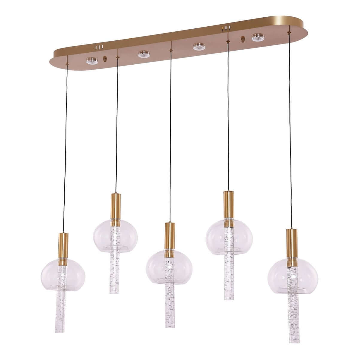 Hanglamp Tubey Copper Gold | 5 - 100x20cm - Luxury Living B.V.