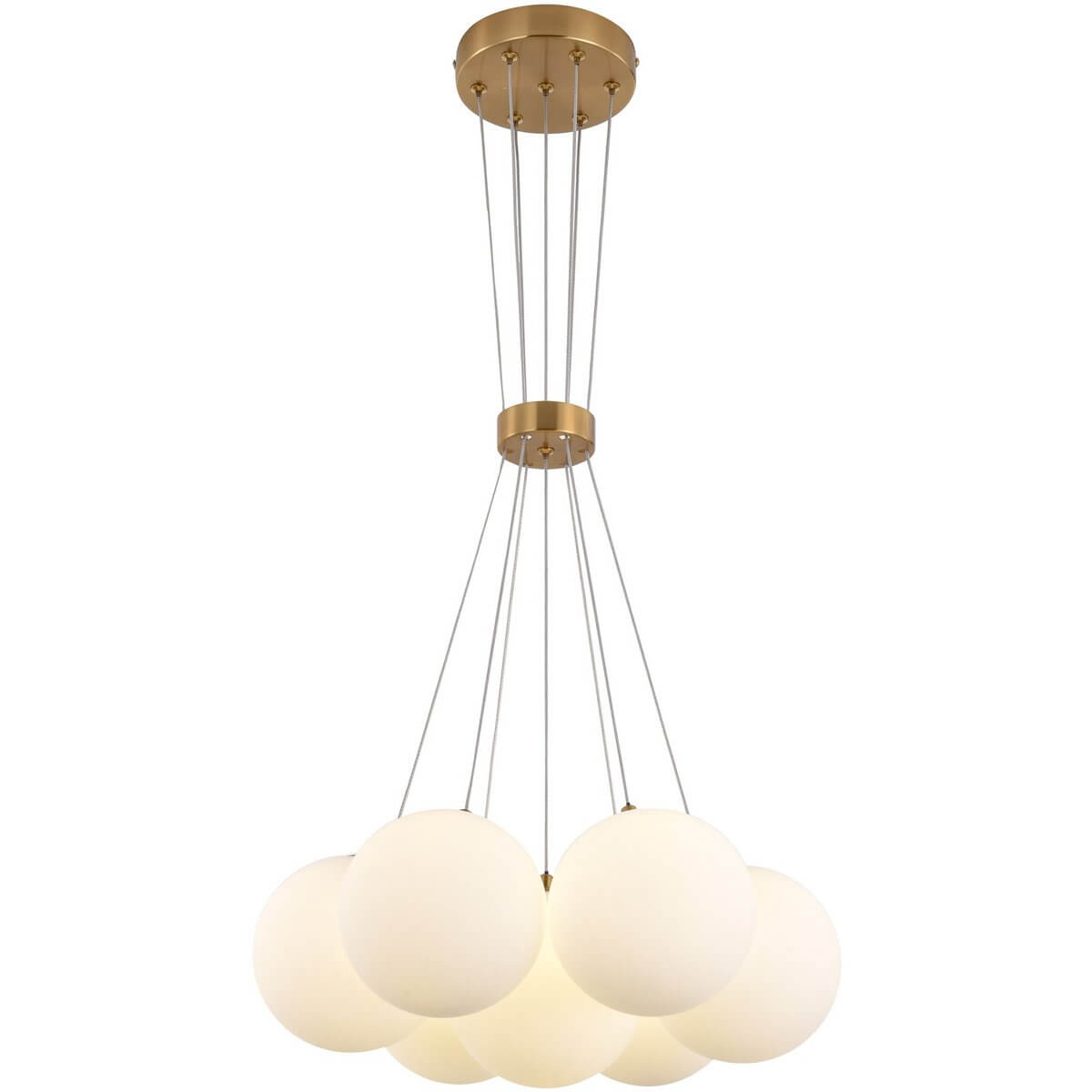 Hanging lamp Jenna White Gold 7-Light - Luxury Living B.V.