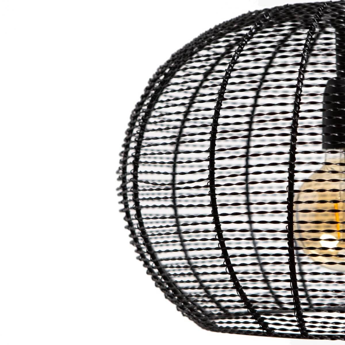 Hanglamp Metaal Mat Zwart Ø50x38cm – Modern Ontwerp