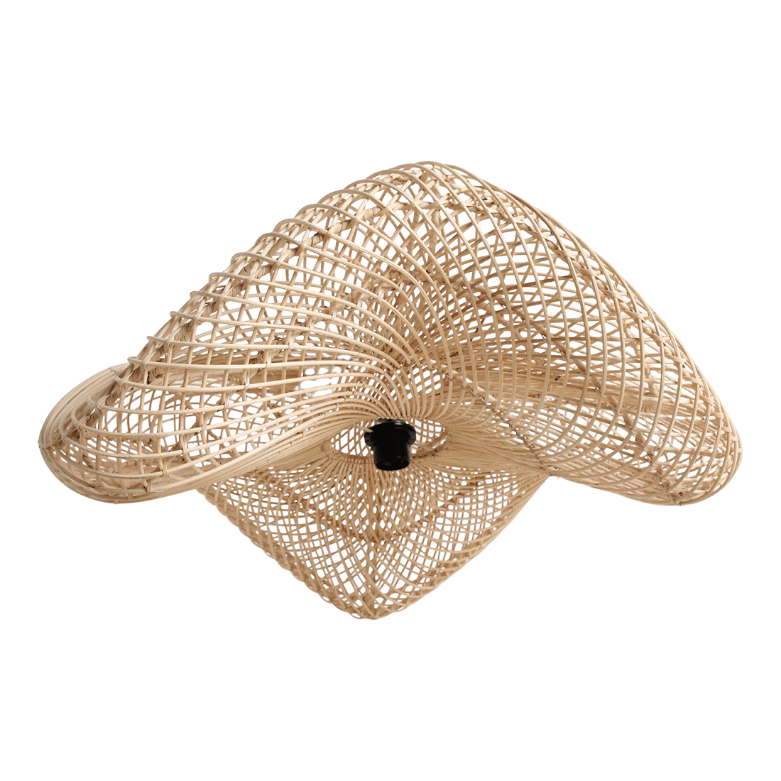 Wave hanging lamp natural large - Raw Materials