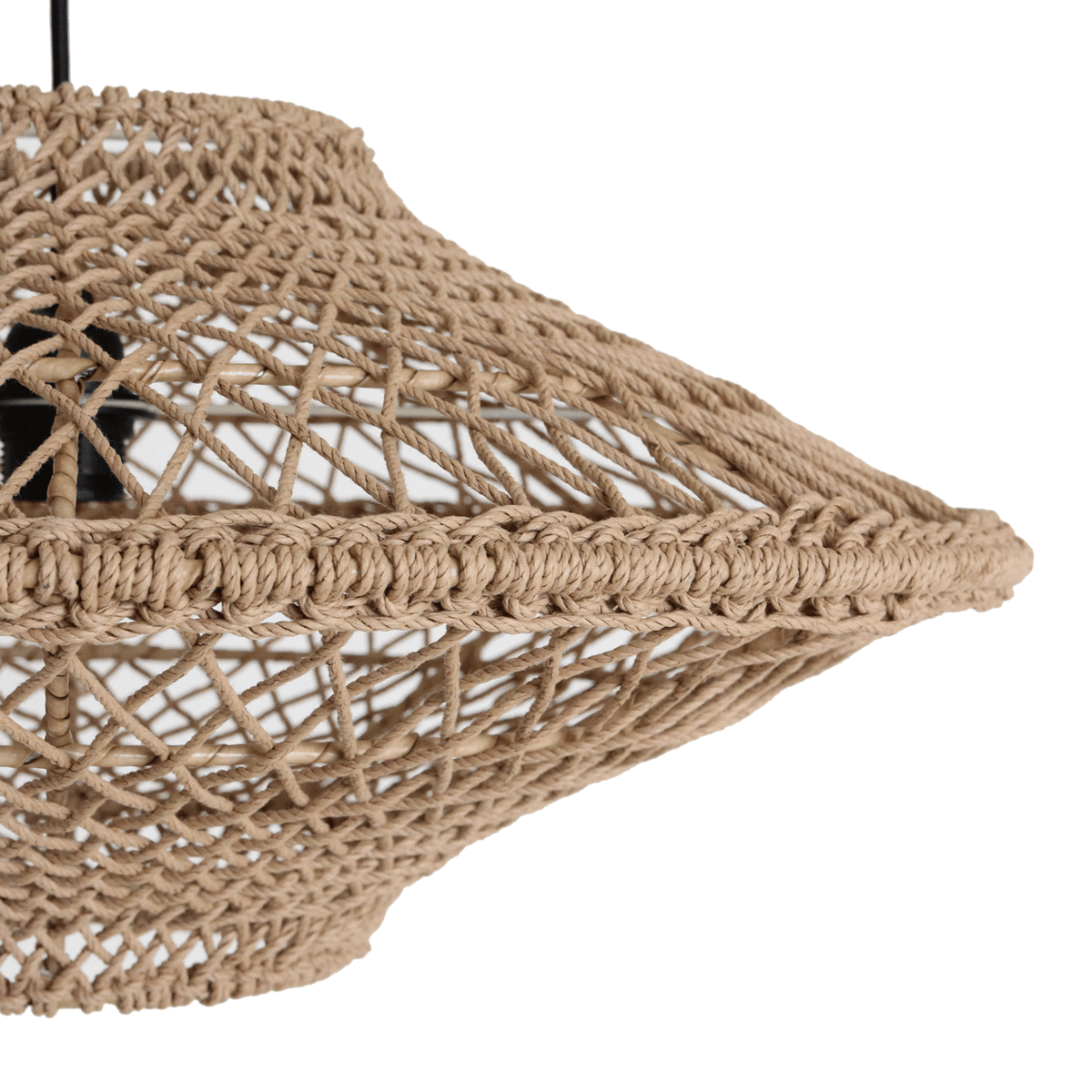 Corda hanging lamp Naturel Medium - Raw Materials