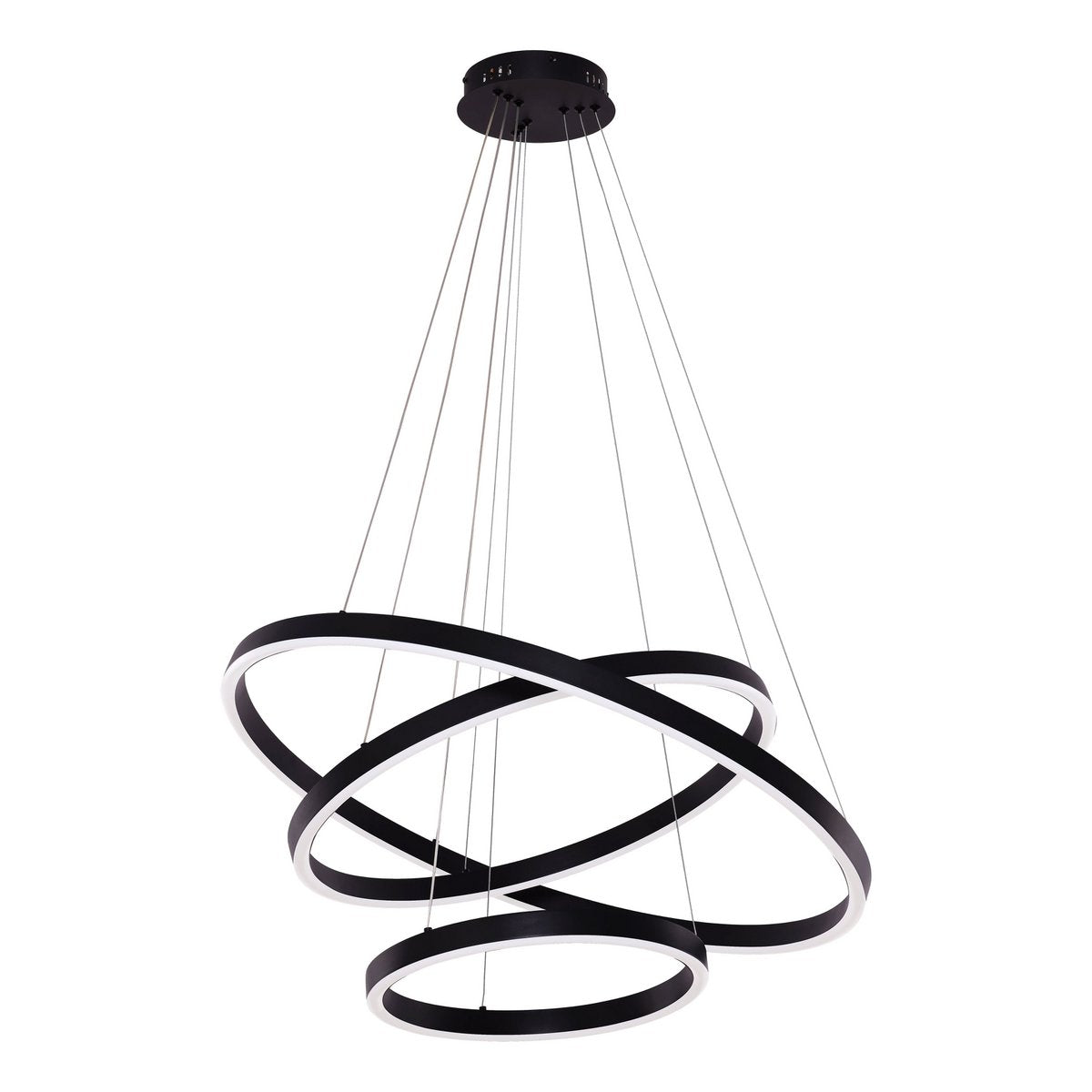Hanglamp Neo Black | 3-Ring 40+60+80cm - Luxury Living B.V. - Casanovio