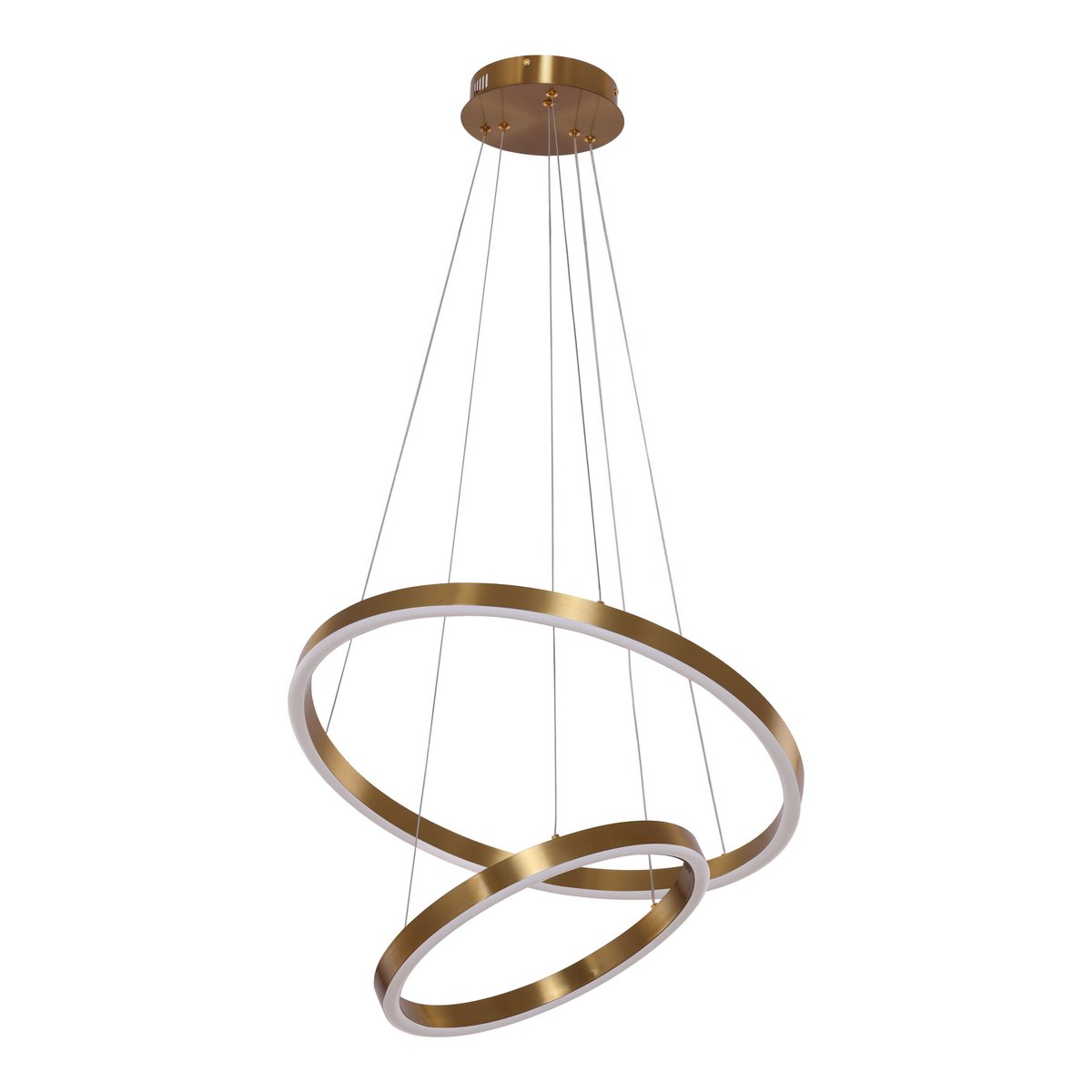 Hanglamp Neo Copper Gold | 2-Ring 40+60cm - Luxury Living B.V. - Casanovio