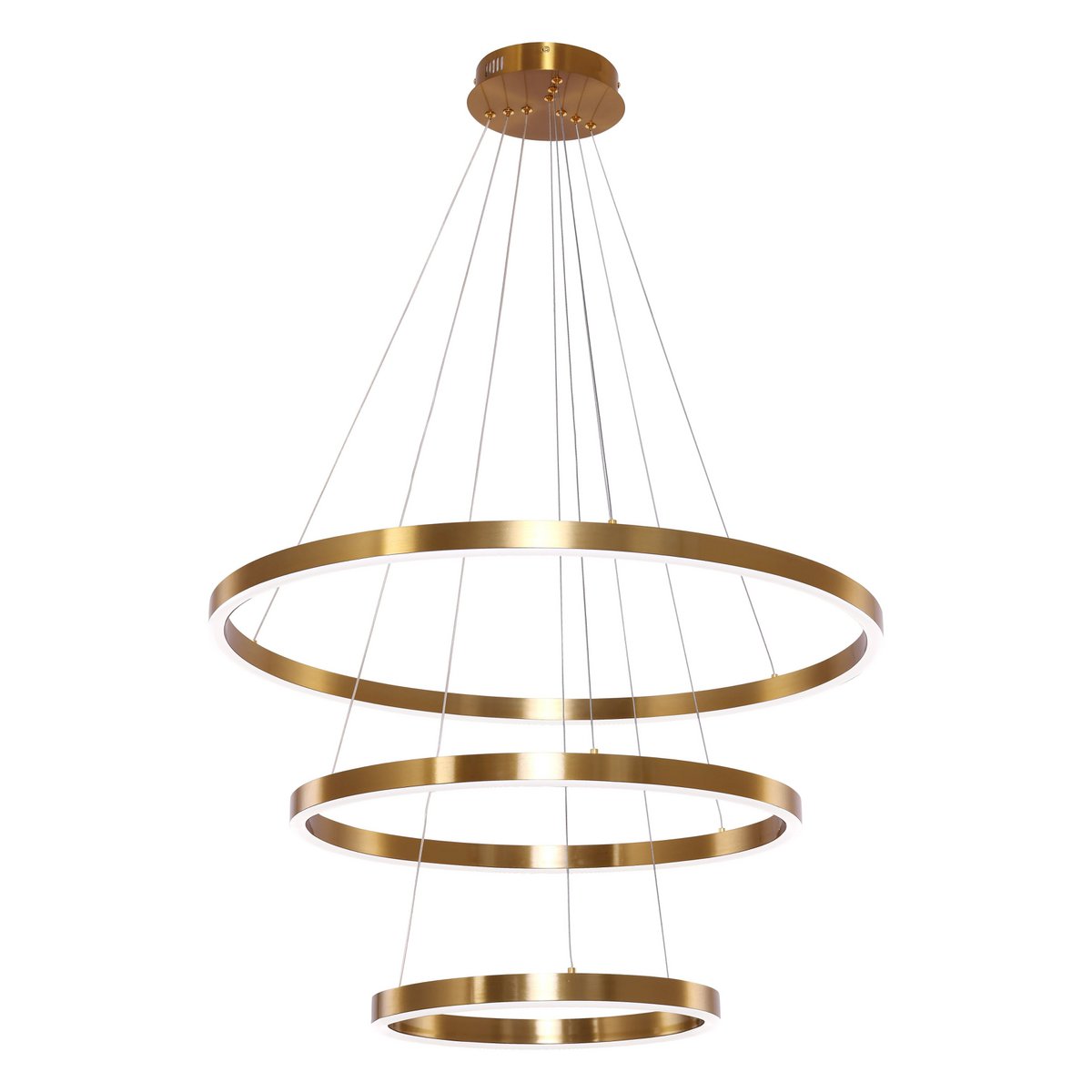Hanglamp Neo Copper Gold | 3-Ring 40+60+80cm - Luxury Living B.V. - Casanovio