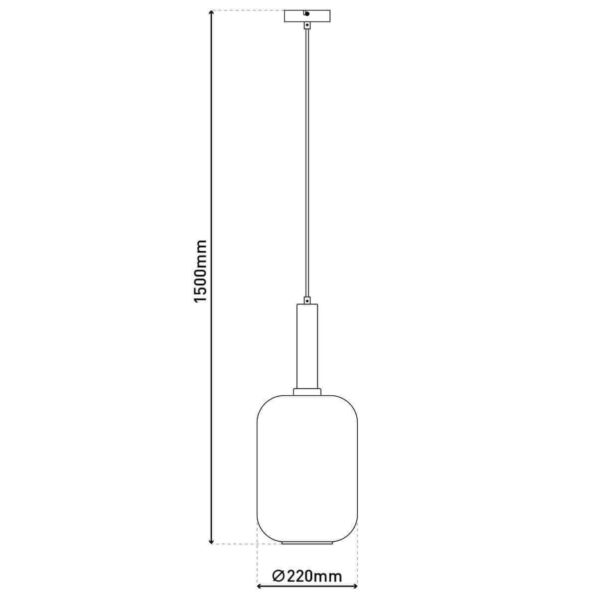 Hanglamp Zwart En Goud – Modern Verfijnd Rookglas Ontwerp
