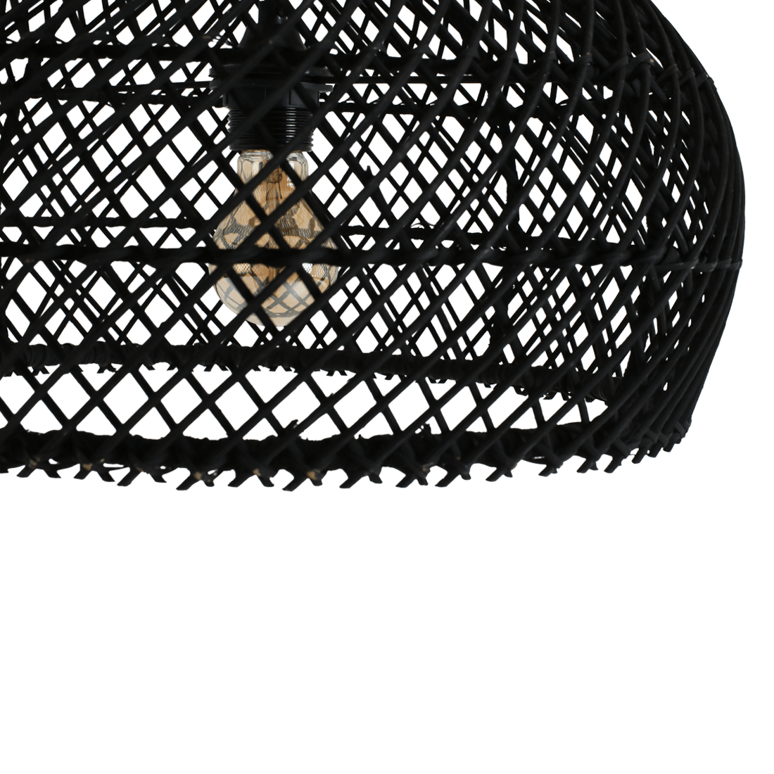 Maze hanging lamp black small - Raw Materials