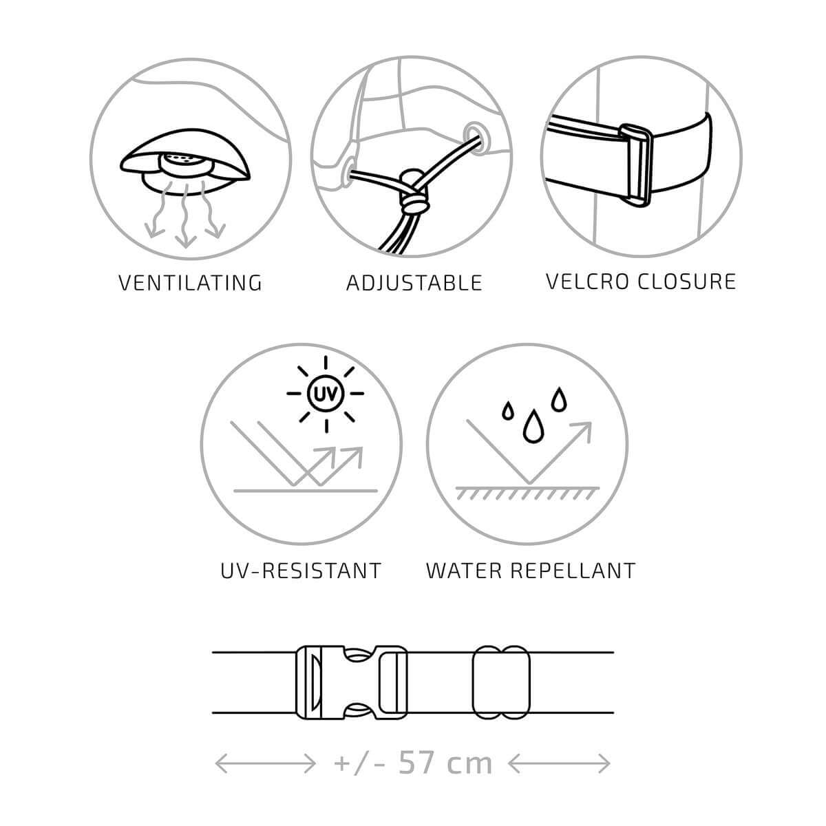 Hoekset hoes polyester zwart voor rechts/links opstelling - 252 × 100 × 90 cm