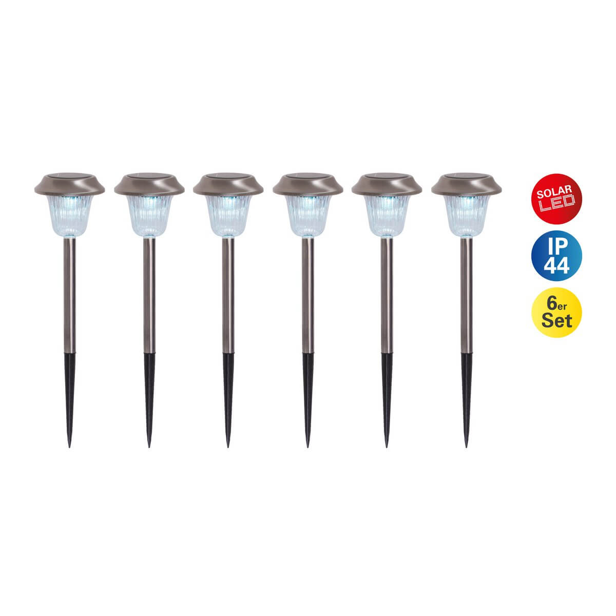 LED Buitenlichtset Roestvrij Staal Acryl – Moderne Verlichting