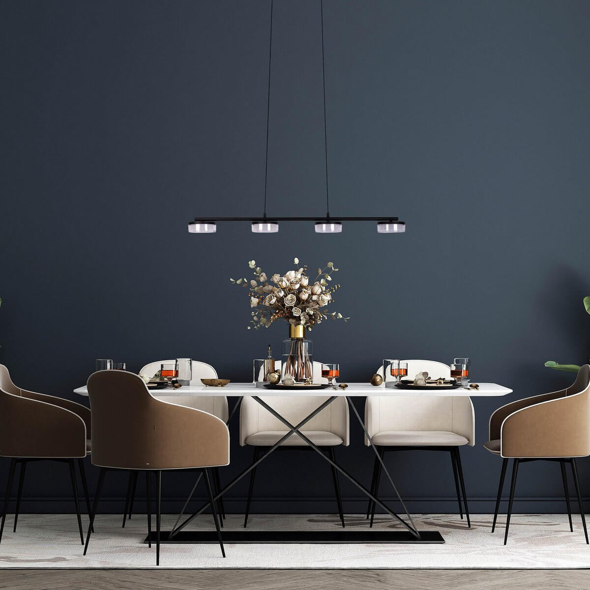 LED Hanglamp Acryl Panelen – Modern Verlichting Voor Lange Tafels