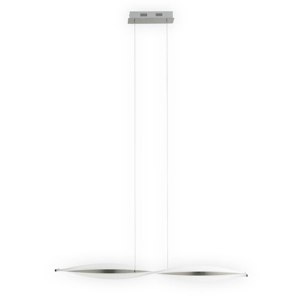 LED Hanglamp Zilver Metaal - Modern Subtiel Verlichting